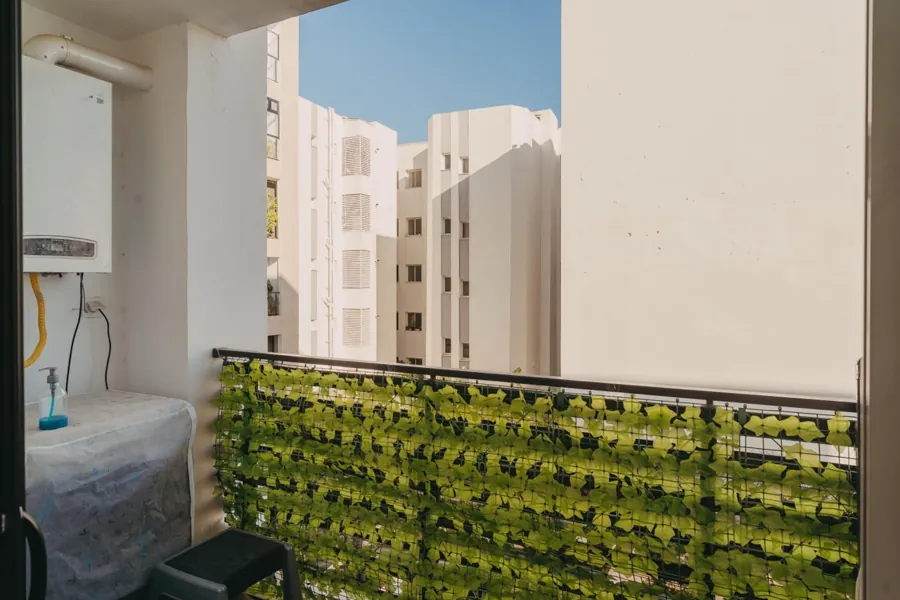Balcony view over Aïn Zaghouan Nord