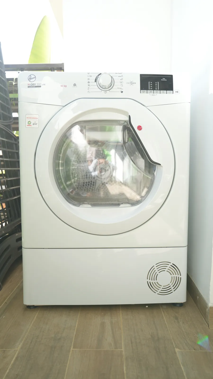 In-unit clothes dryer